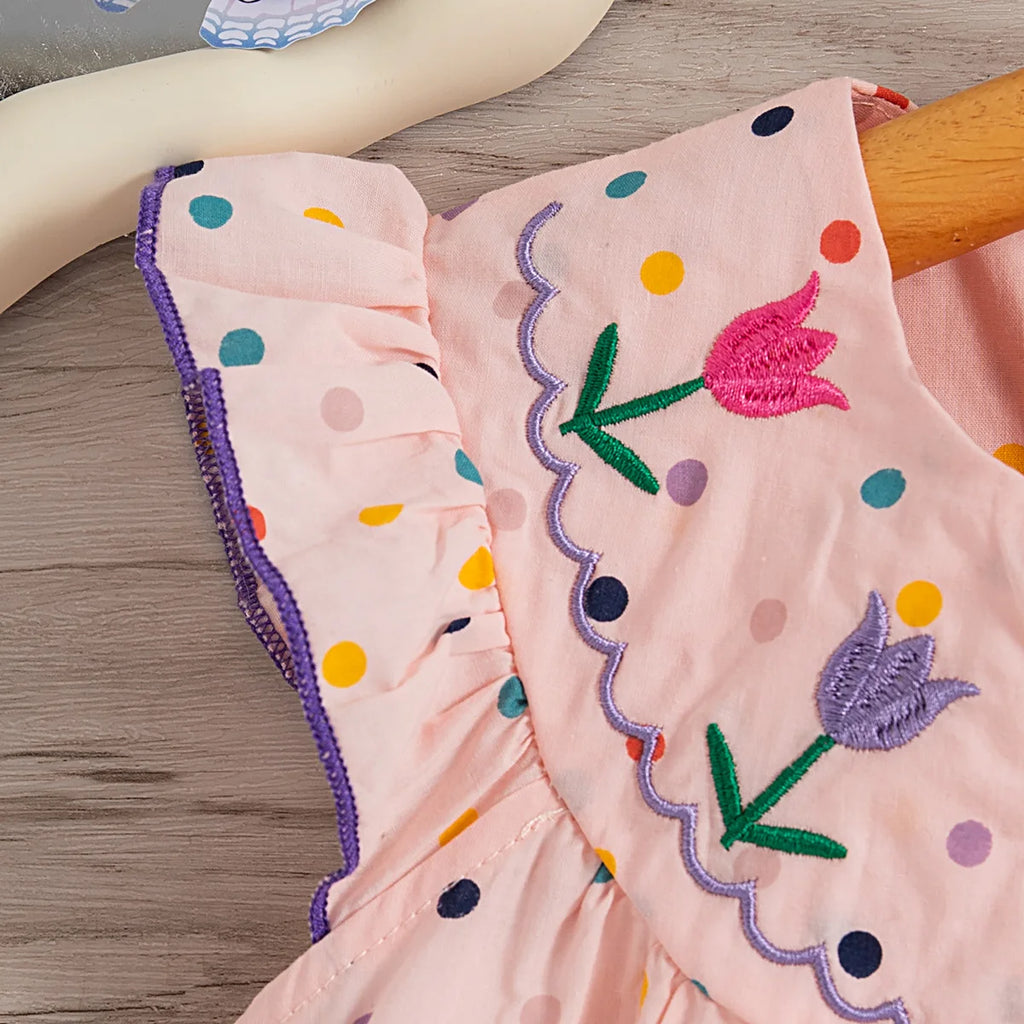 Tulip Polka-Dot Dress