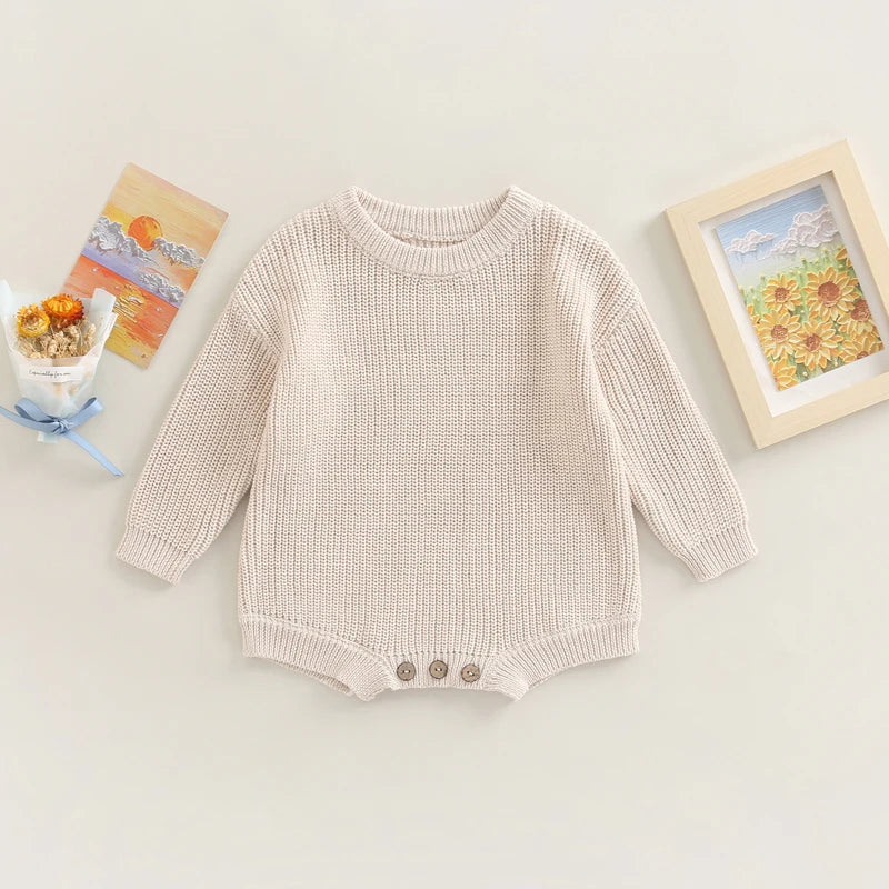 Highland Cozy Knit Romper