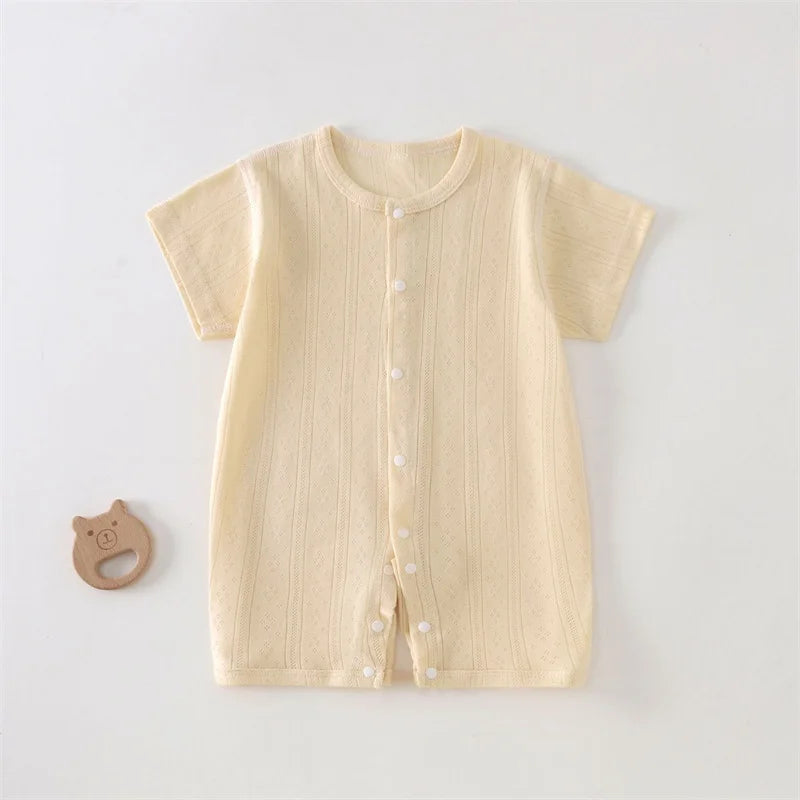 Willow Ribbed Cotton Romper