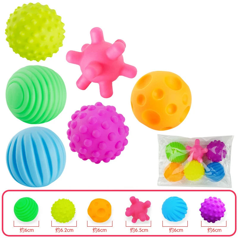 Sensory Soft-Texture Squeeze Ball Set