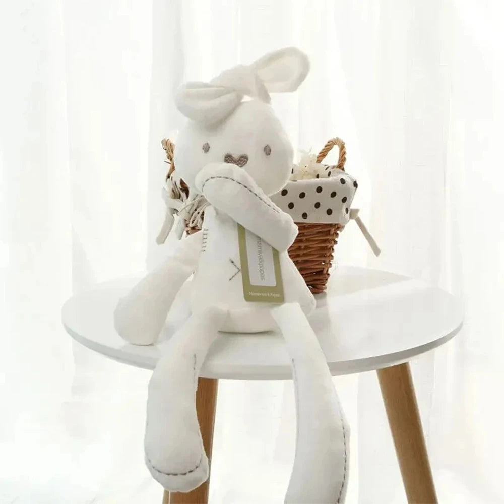 Long-Legged Sleepy Bunny Plush