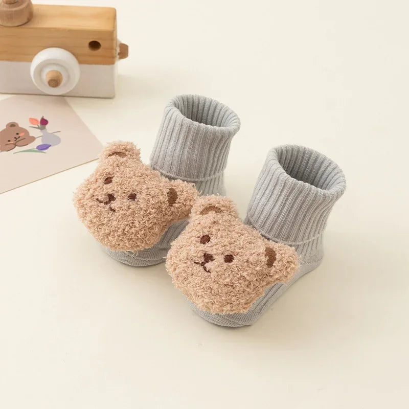 Teddy Hug Baby Booties
