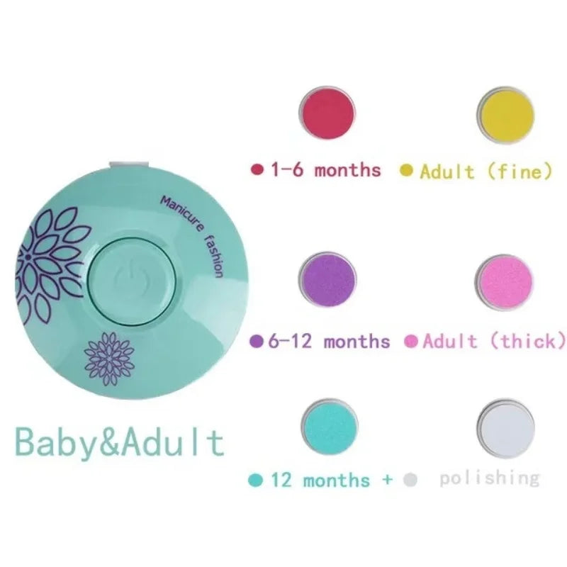 Whisper-Quiet Electric Baby Nail Trimmer