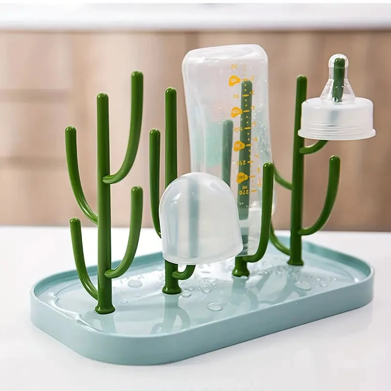 Cactus Baby Bottle Drying Rack
