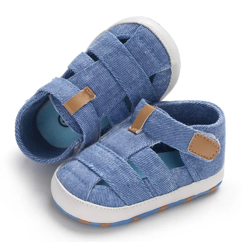 Explorer Denim First-Step Sandals