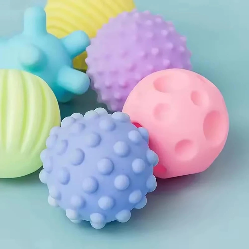 Sensory Soft-Texture Squeeze Ball Set