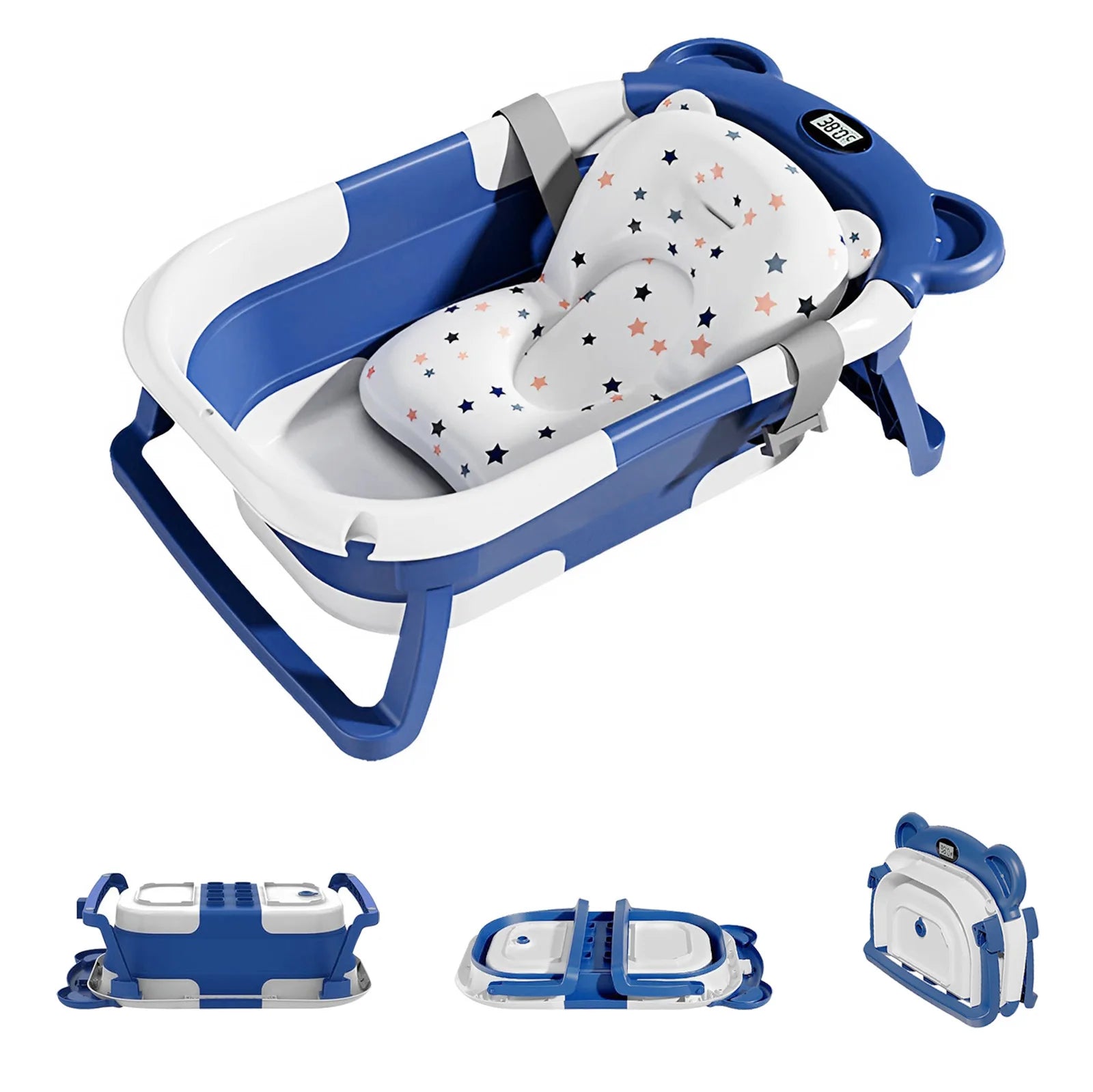 Smart-Temp Foldable Baby Bath