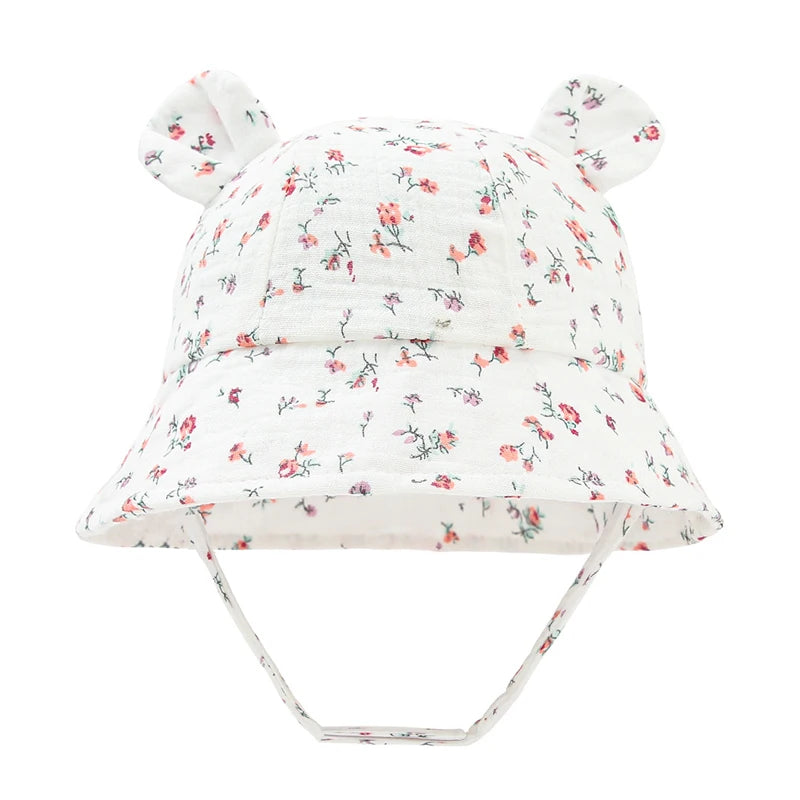 Sunny-Day Bear Ear Bucket Hat