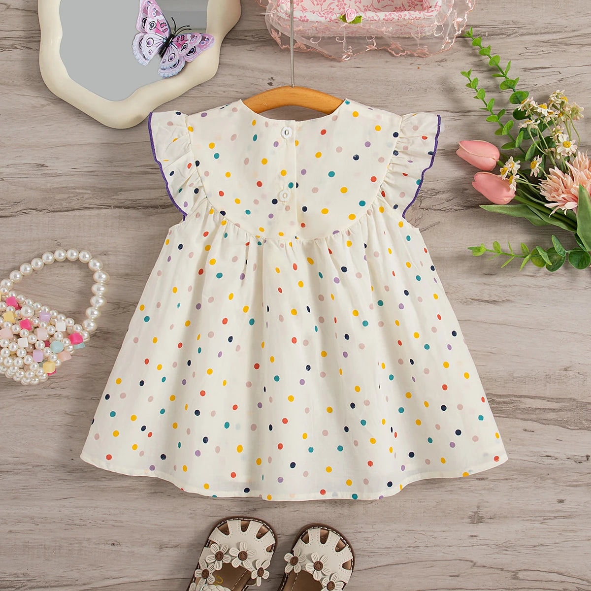 Tulip Polka-Dot Dress