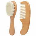 Gentle-Groom Natural Wooden Baby Brush Set
