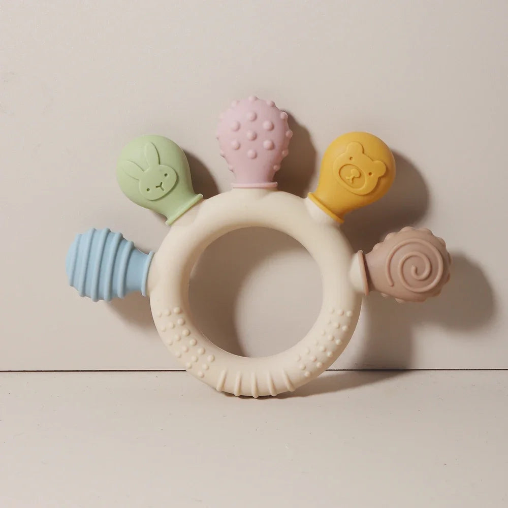 Soothe-and-Chew Sensory Teether Ring