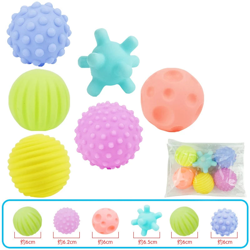 Sensory Soft-Texture Squeeze Ball Set