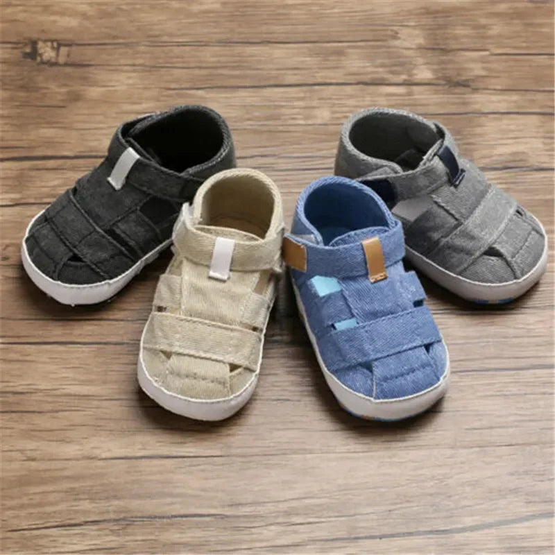 Explorer Denim First-Step Sandals