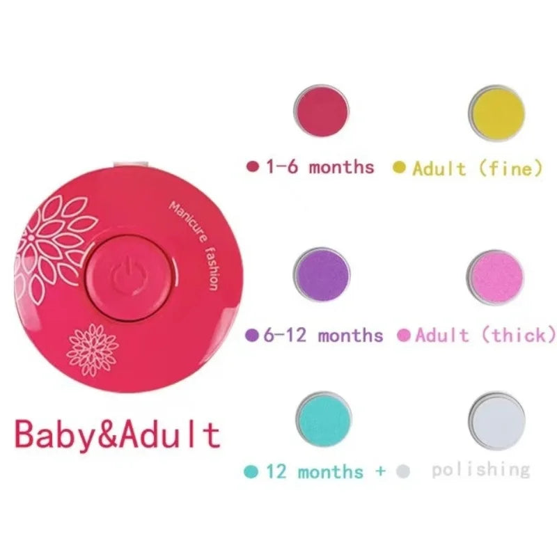 Whisper-Quiet Electric Baby Nail Trimmer