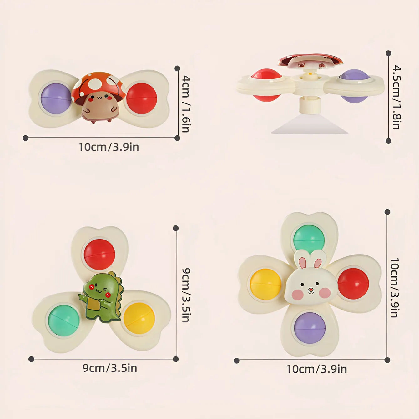 Spinner-Pals Sensory Suction Toy