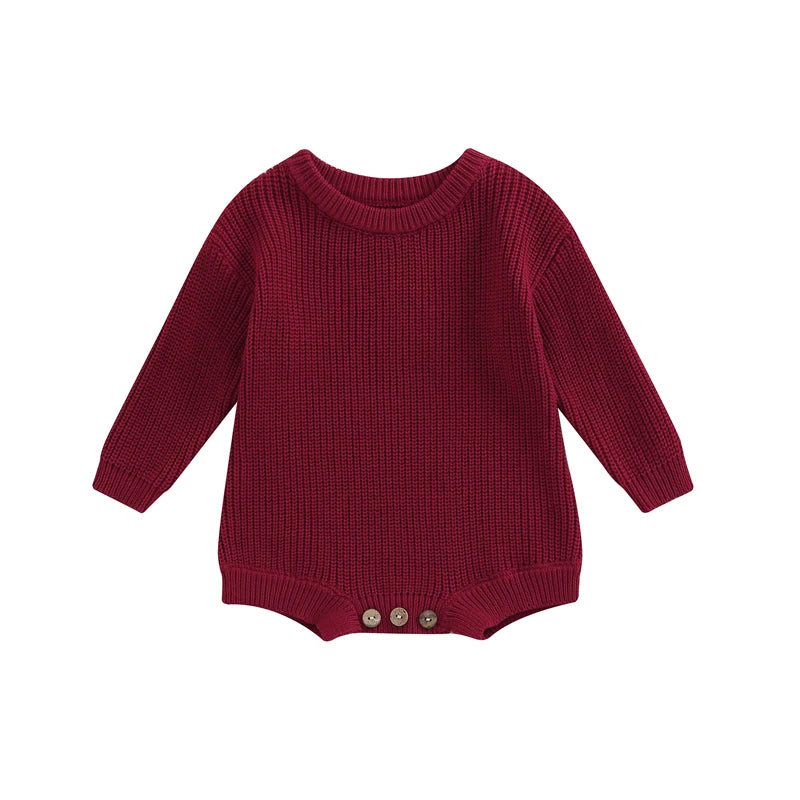 Highland Cozy Knit Romper