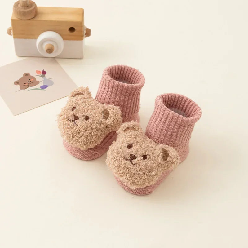 Teddy Hug Baby Booties