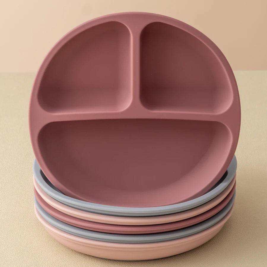 Stay-Put Silicone Suction Plate