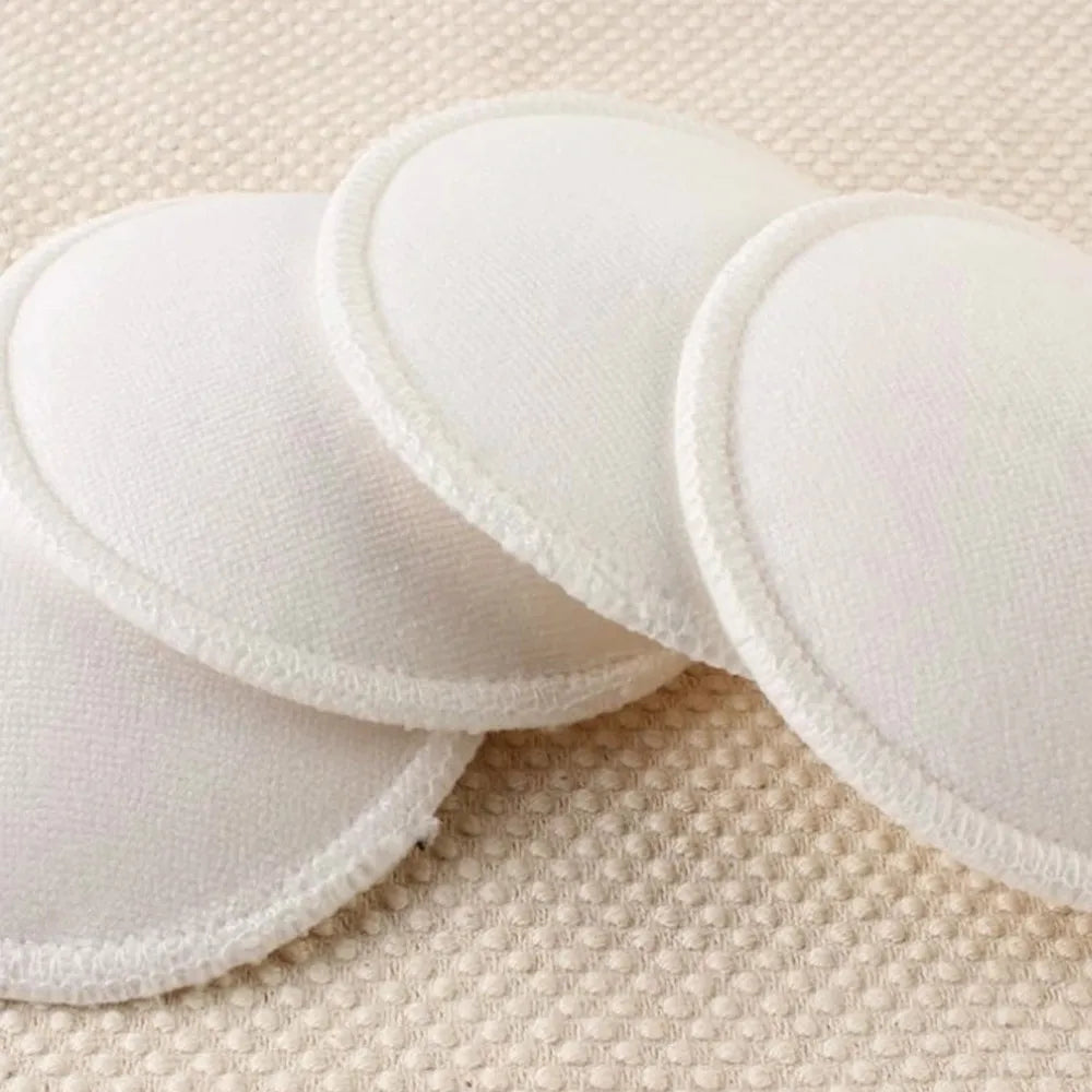 4/8Pcs VelvetSoft Reusable Nursing Pads