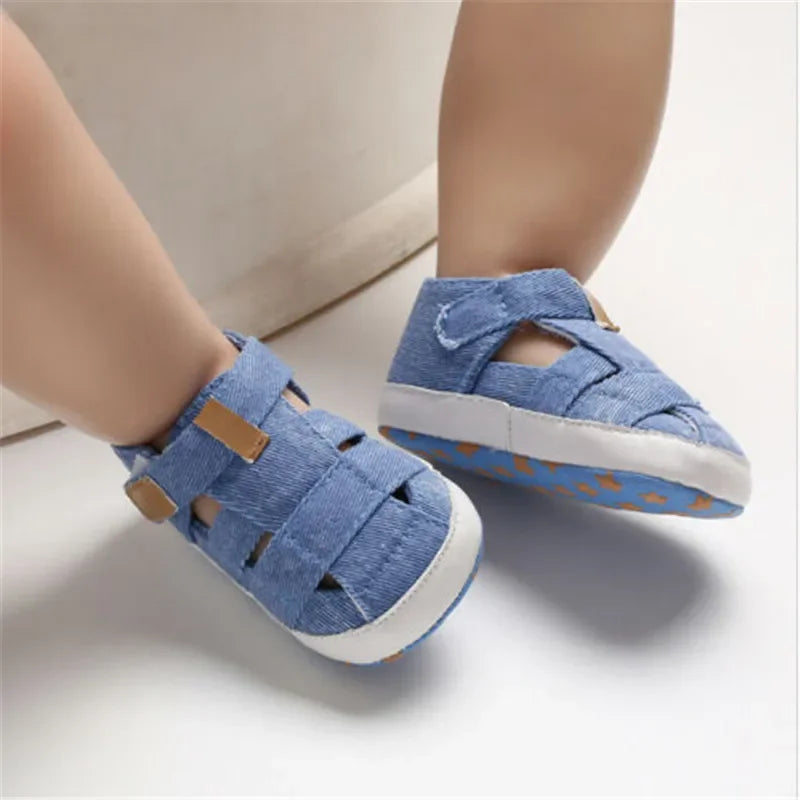 Explorer Denim First-Step Sandals