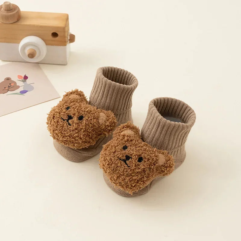 Teddy Hug Baby Booties