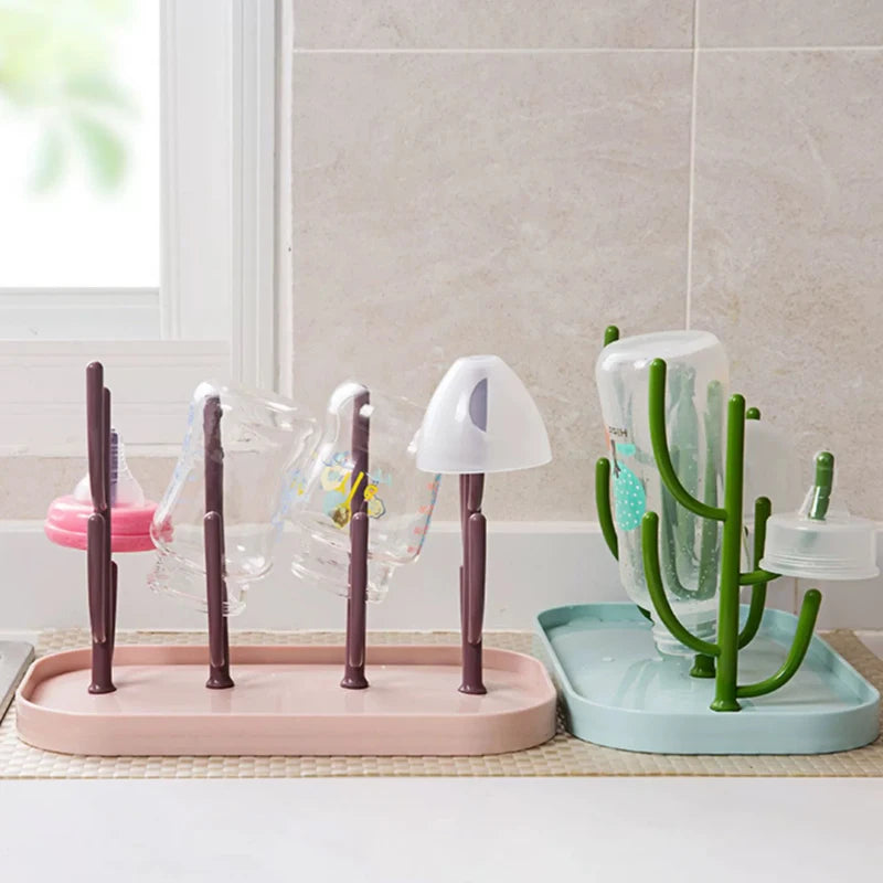 Cactus Baby Bottle Drying Rack