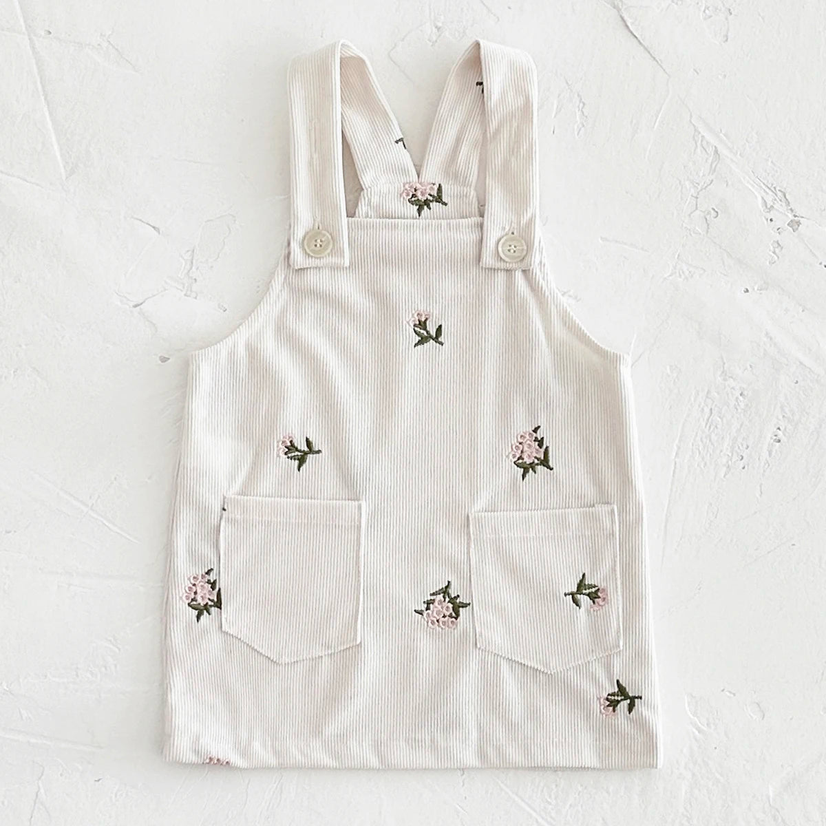 Cotswold Floral Corduroy Pinafore