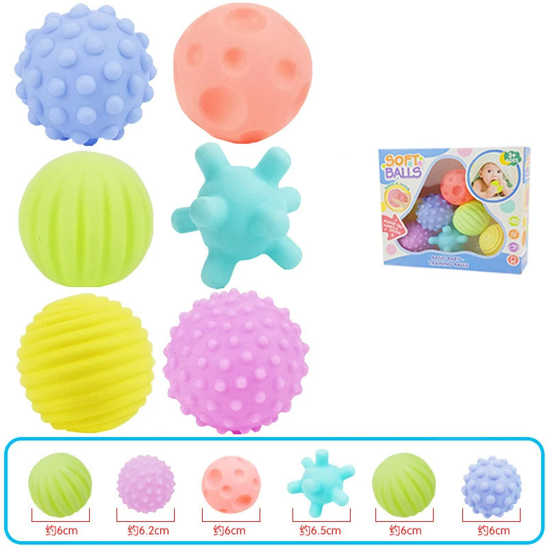 Sensory Soft-Texture Squeeze Ball Set
