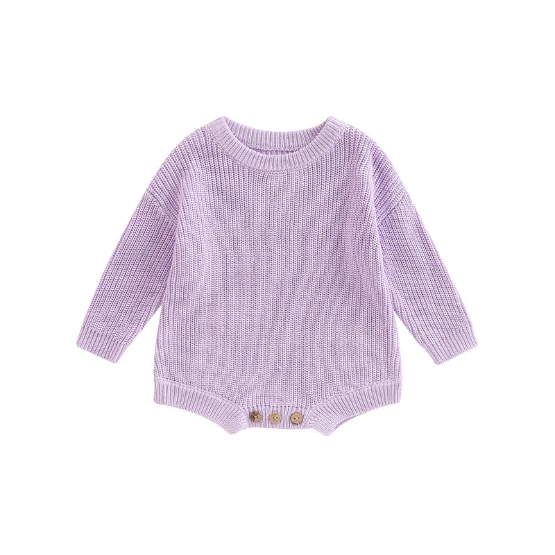 Highland Cozy Knit Romper