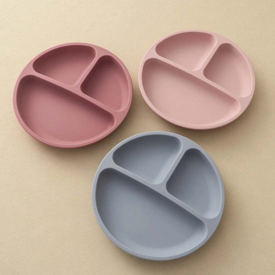 Stay-Put Silicone Suction Plate